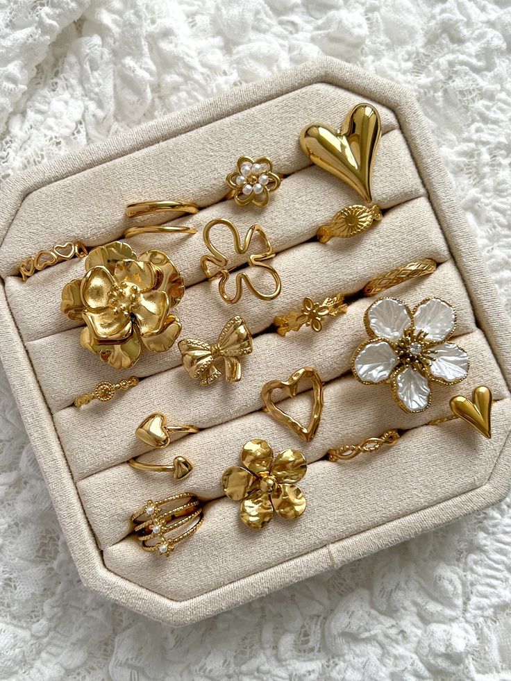 anti tarnish fashionable rings