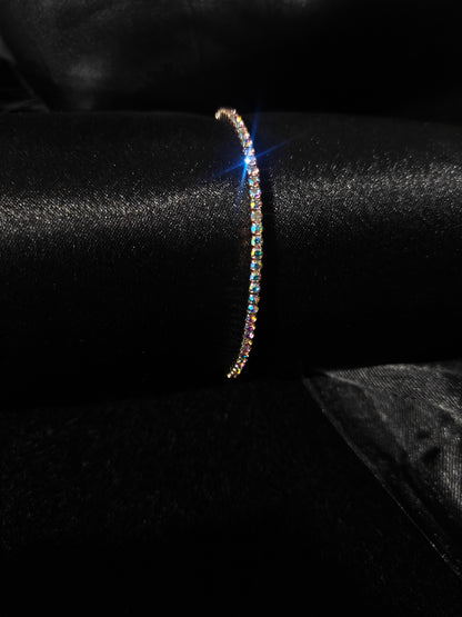 tennis bracelet ( silver )
