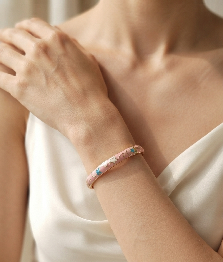 candy coat enamel bangle