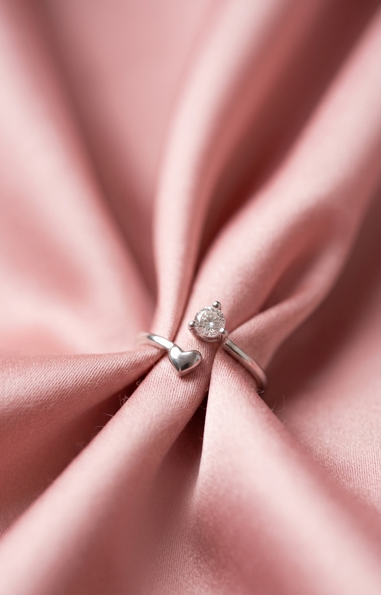 heart & stone ring