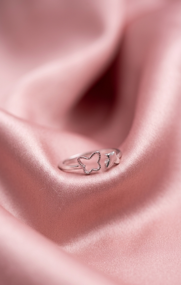 double butterfly ring