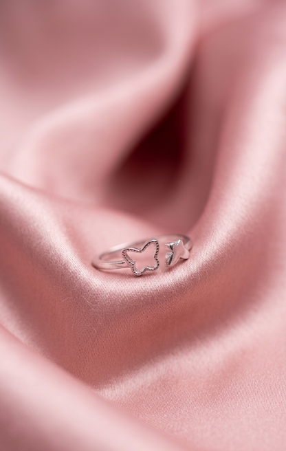 double butterfly ring