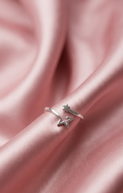 half star ring