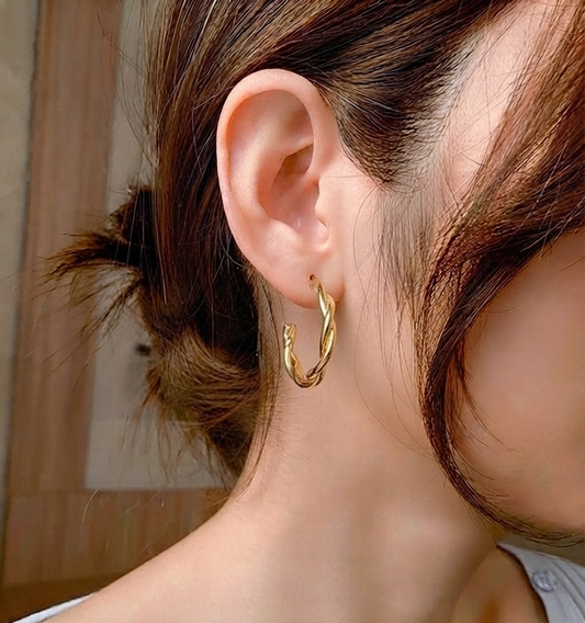 twisted hoops