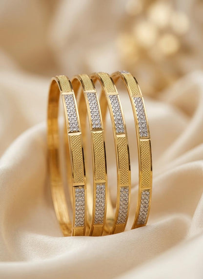 Regal Glow Gold Bangle