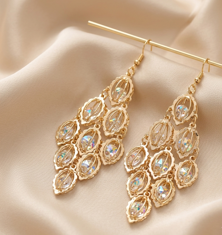 celestia filigree chandelier earings