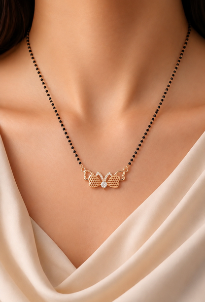 Rose Heart Mangalsutra