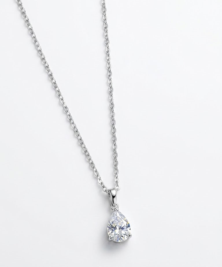 crystal drop necklace