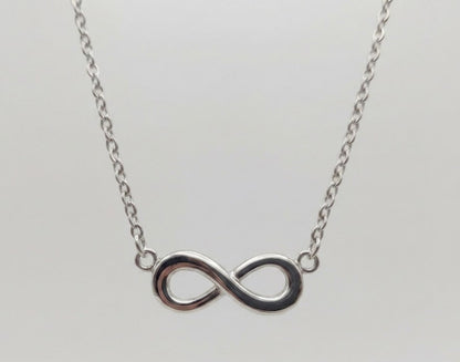 infinity pendant silver