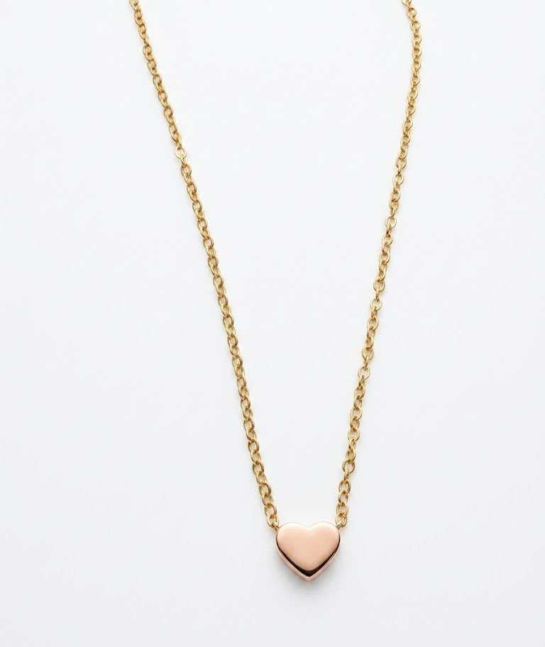 plain heart necklace
