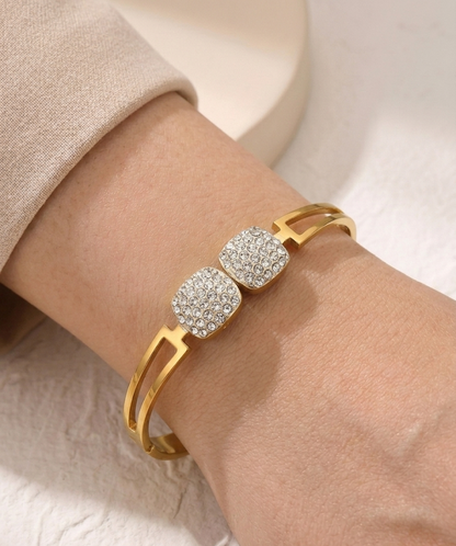 glimmer square bracelet