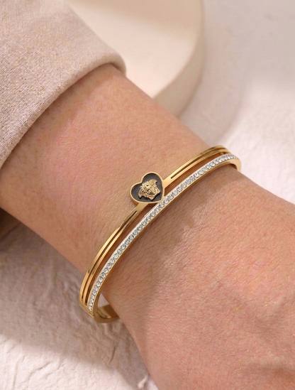 the icon heart cuff bracelet