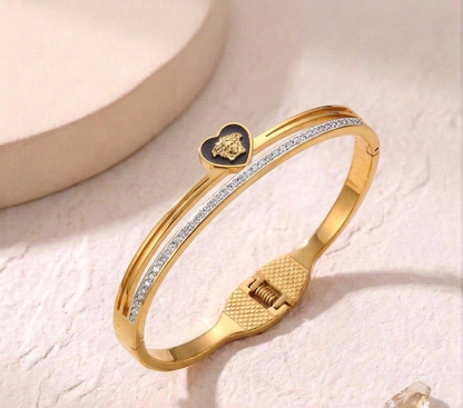the icon heart cuff bracelet
