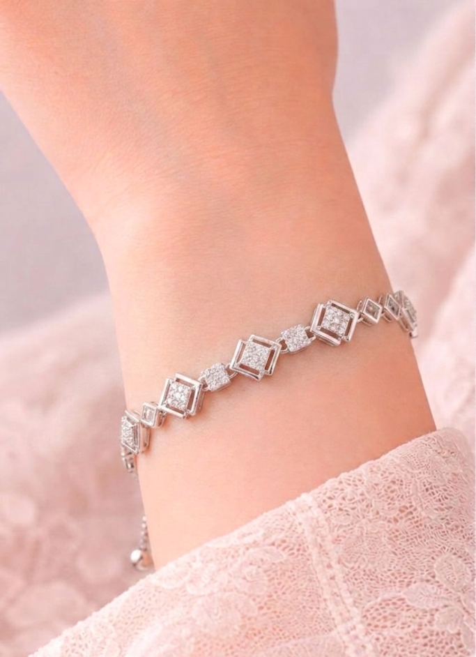 Crystal Quadrant Bracelet