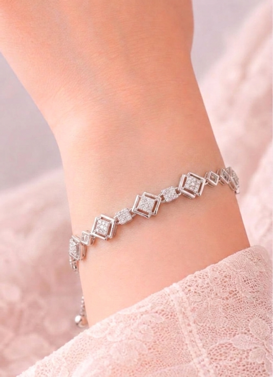 Crystal Quadrant Bracelet