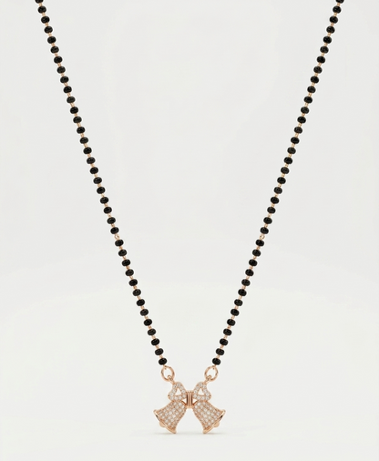 Glimmering bell Mangalsutra