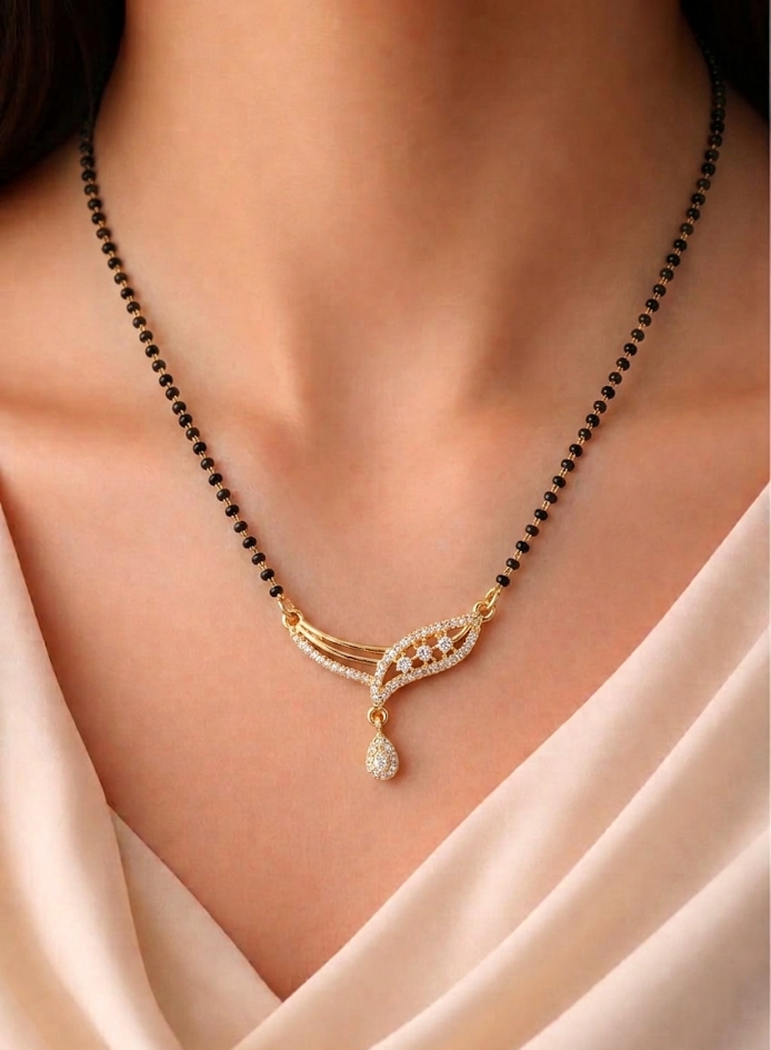 The Minimalist Teardrop Mangalsutra
