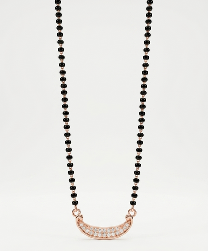 Roseate Crescent Mangalsutra