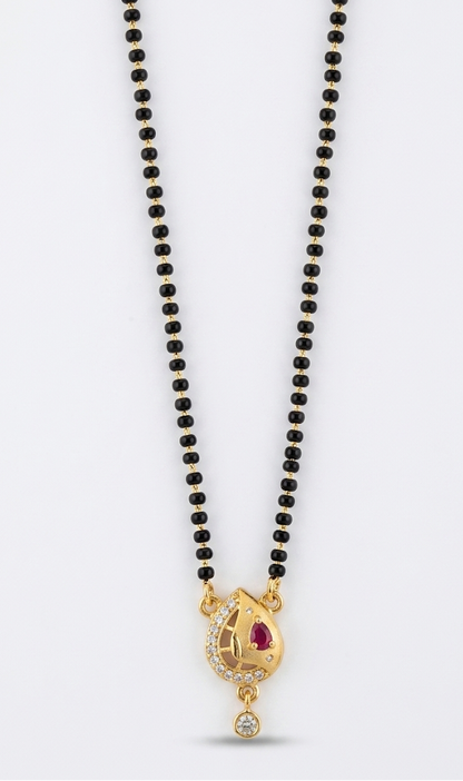 The Solitaire Teardrop Mangalsutra