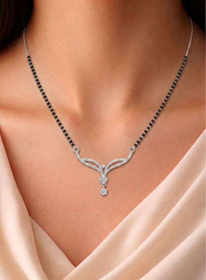 The silver Radiance Mangalsutra