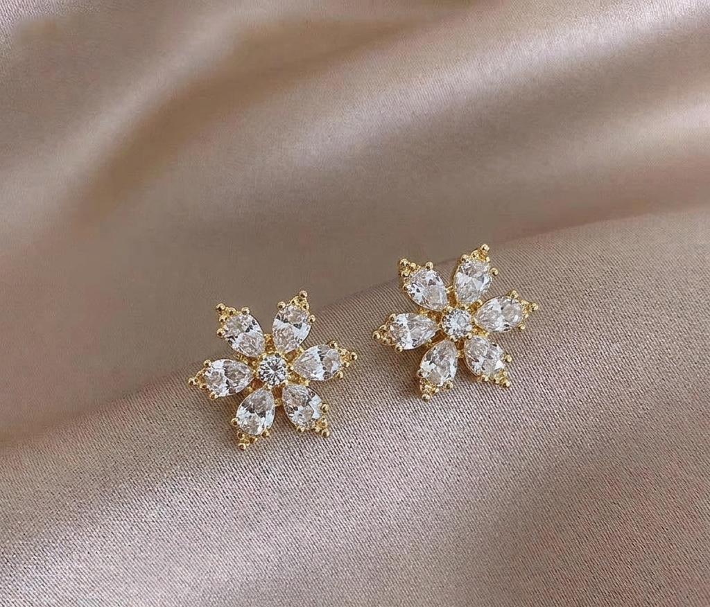 The Gilded Floret Studs