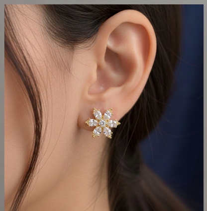 The Gilded Floret Studs