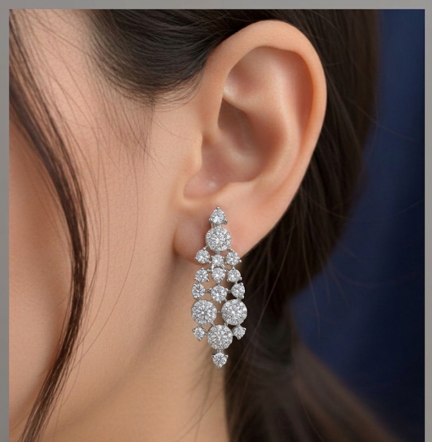 Celestial Cluster Earrings