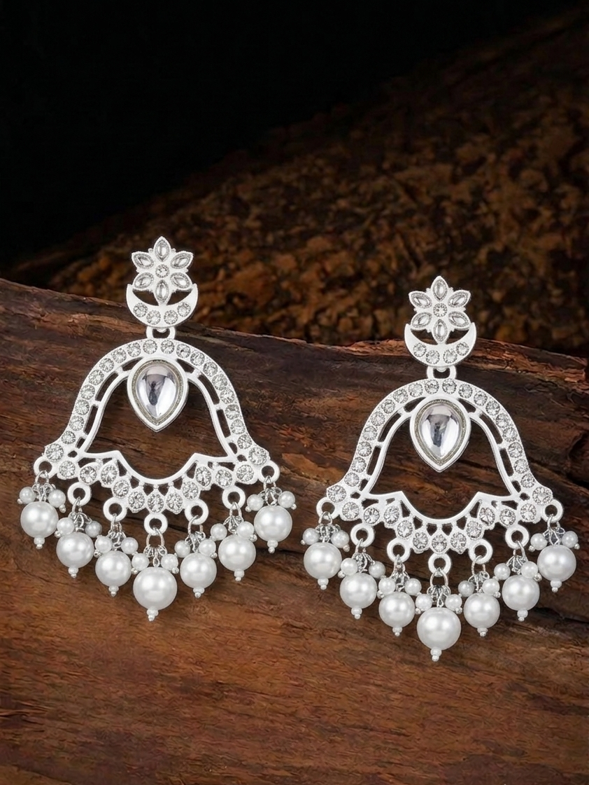 Dewdrop Floral Jhumkas