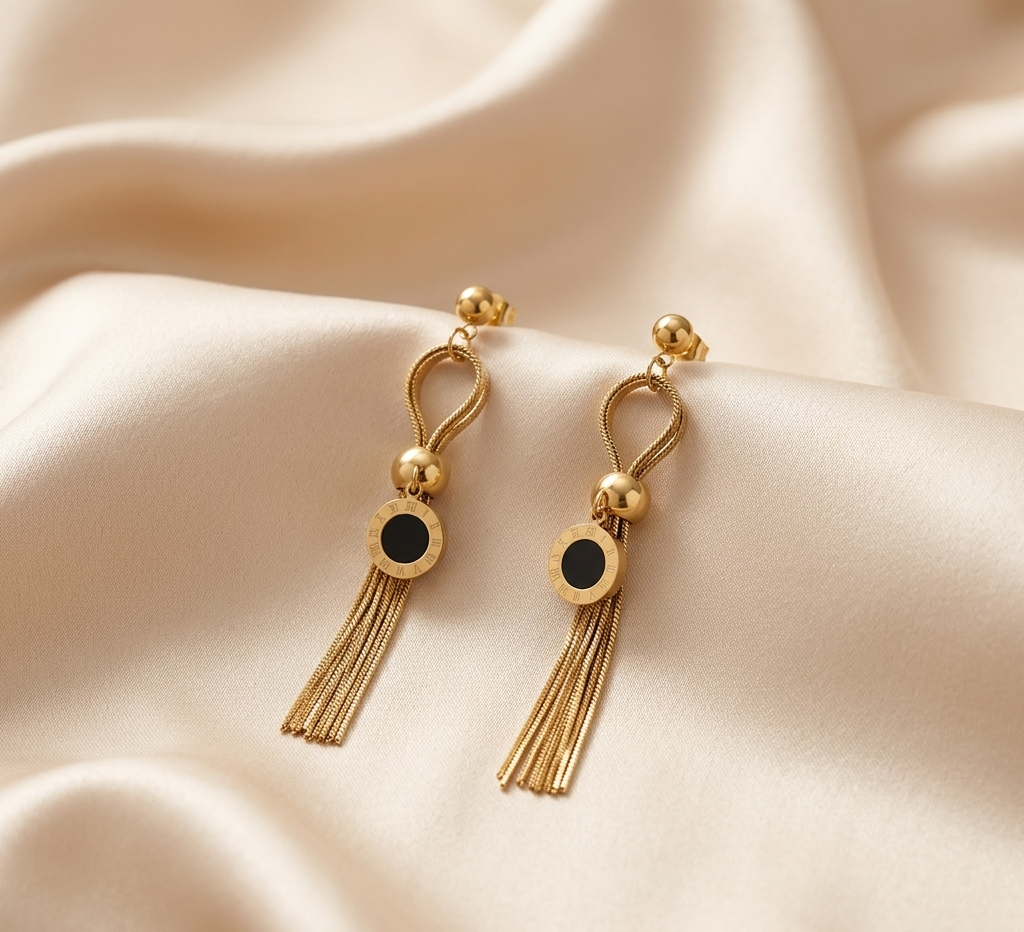modern silhouette earing