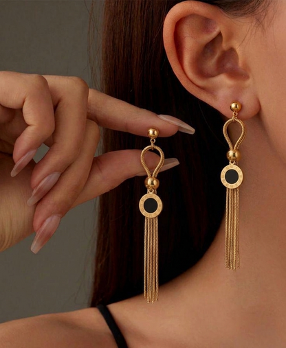modern silhouette earing