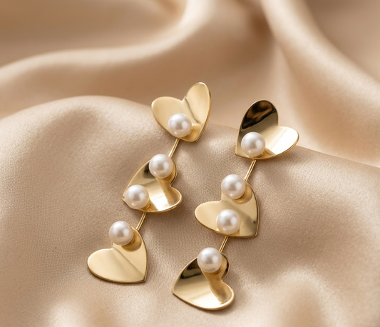 Divine Love Pearls earings