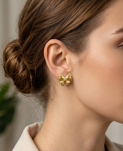 The Gilded Flutter Studs