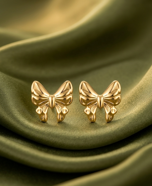 The Gilded Flutter Studs