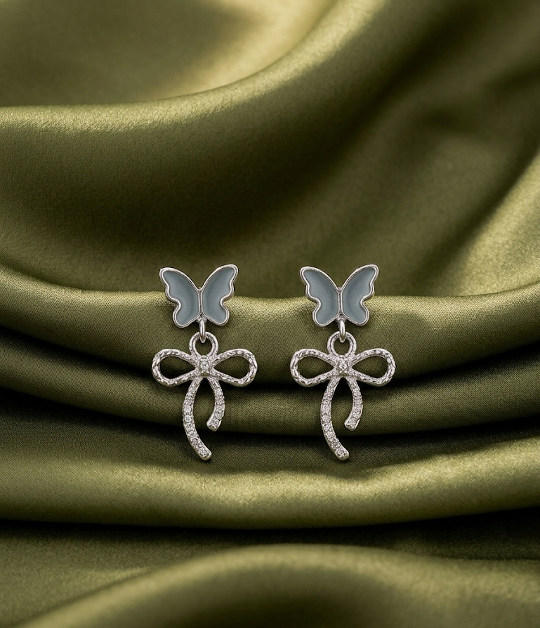 flutter and tie earings