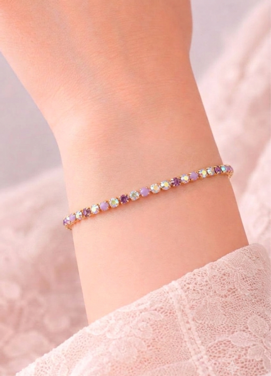 tennis bracelet ( purple )