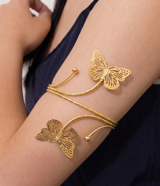 double butterfly armcuff