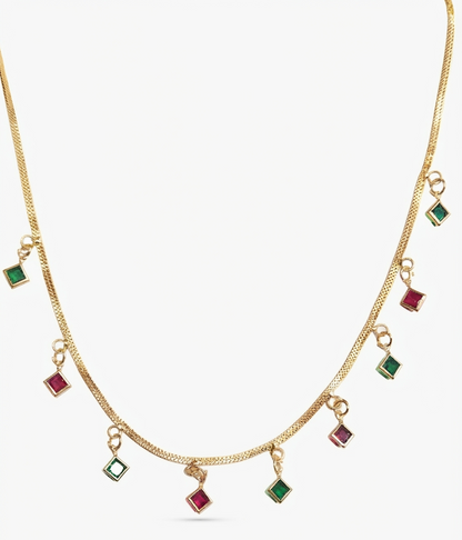 sparkle mosaic necklace