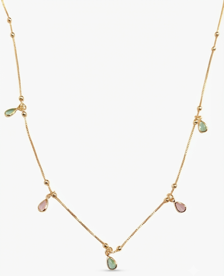 serene teardrop necklace