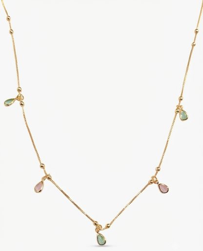 serene teardrop necklace