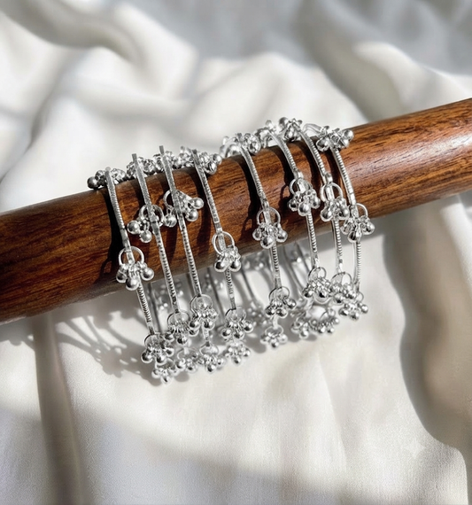 Kashmiri bangles silver