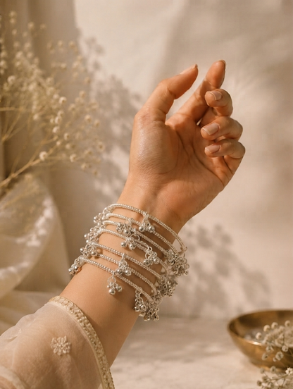 Kashmiri bangles silver