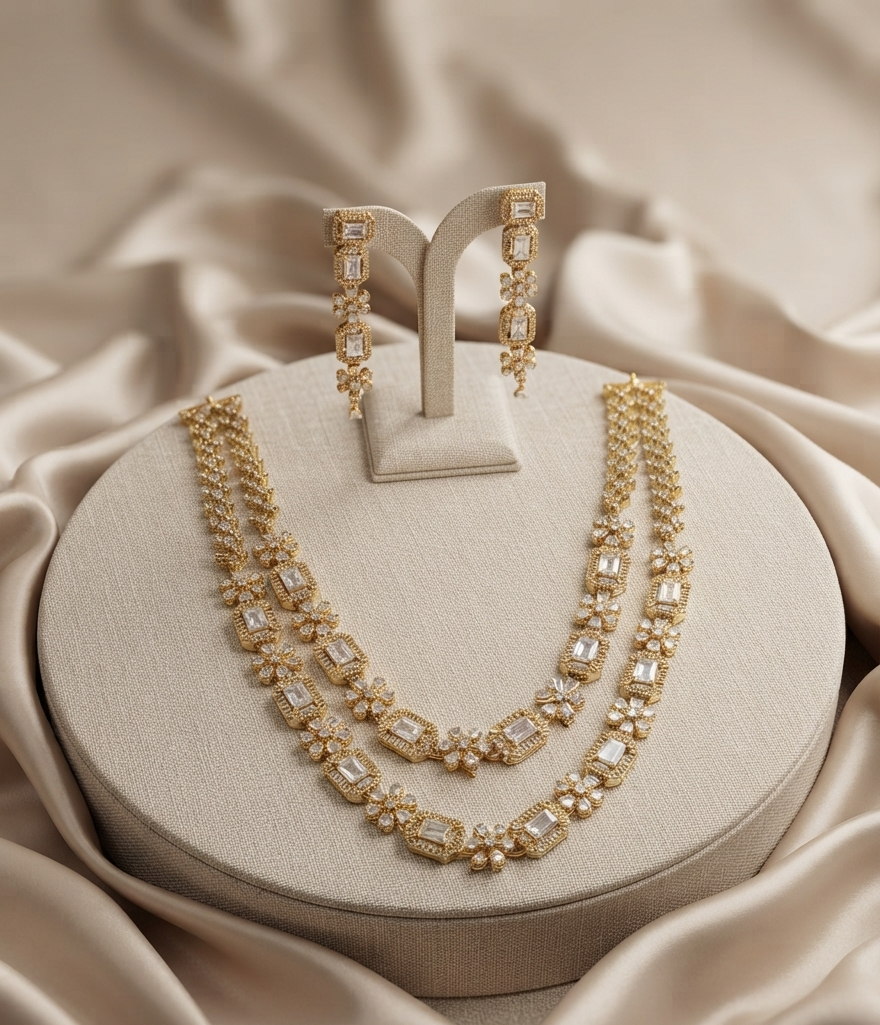 double layered golden ad set