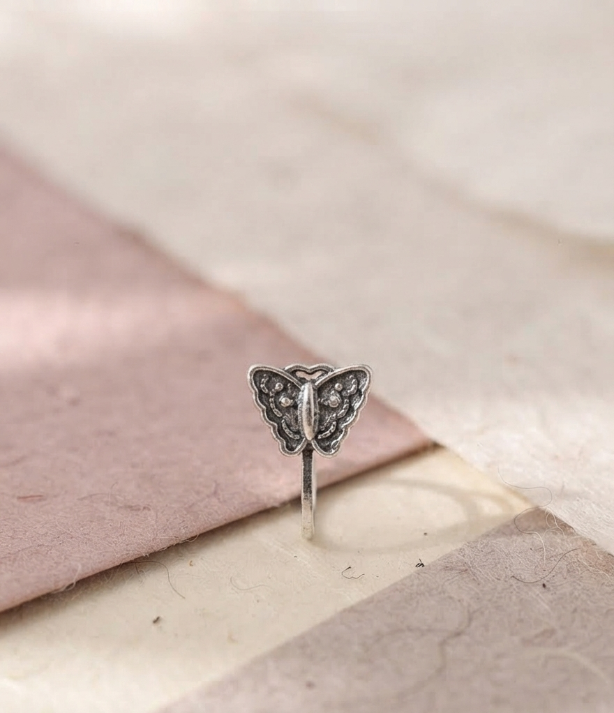 Butterfly nosepin