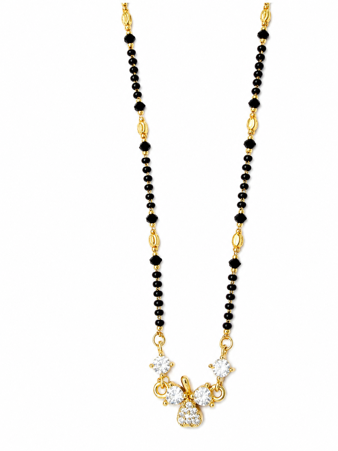 Crystal Bloom Mangalsutra