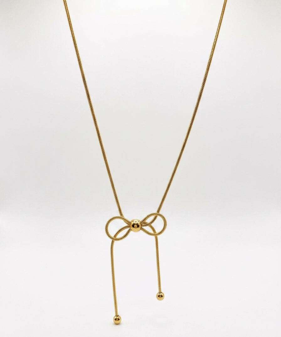 bow necklace