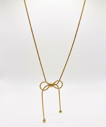 bow necklace