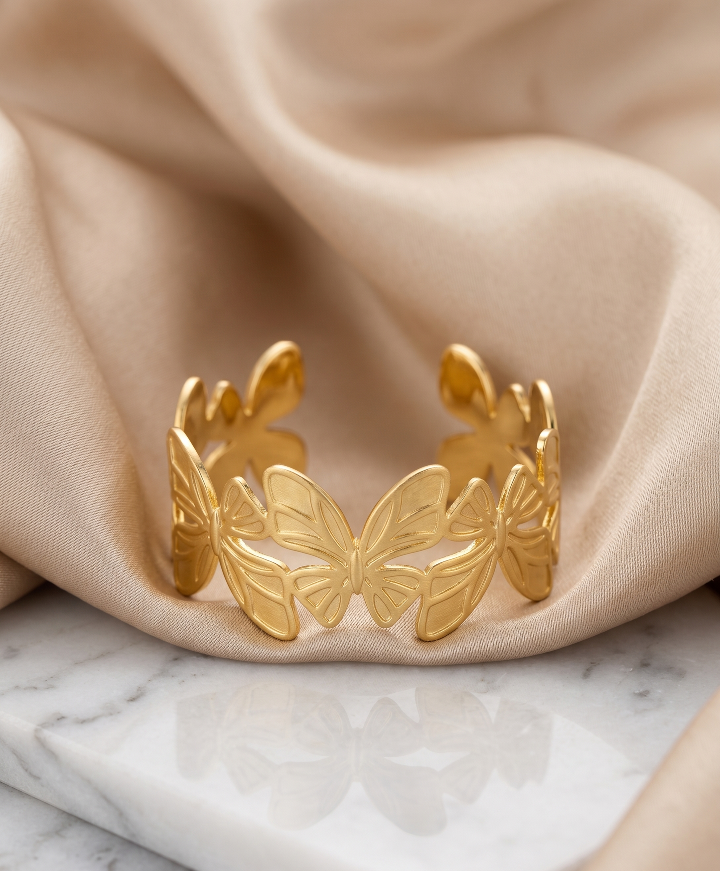 the monarch flutter cuff bracelet