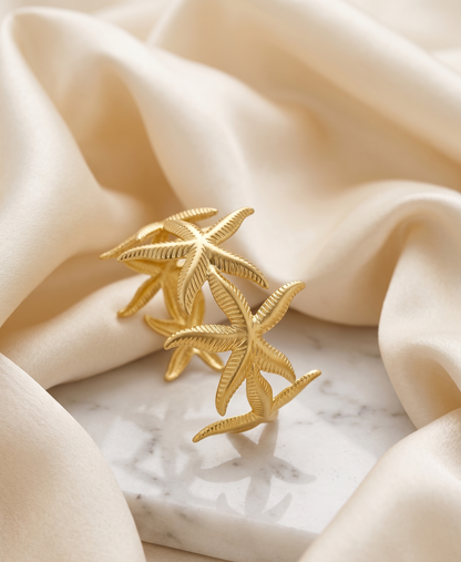 wildflora gold cuff bracelet