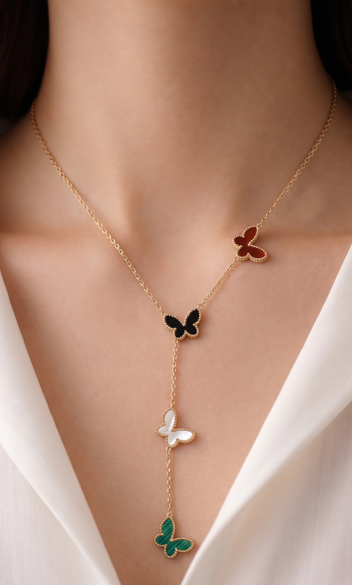 Butterfly Y-Chain necklace