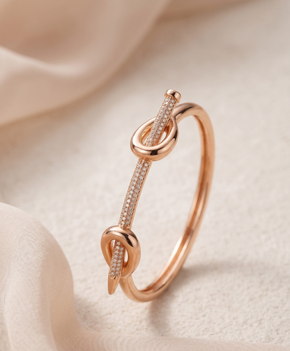 rose gold linear bond bracelet
